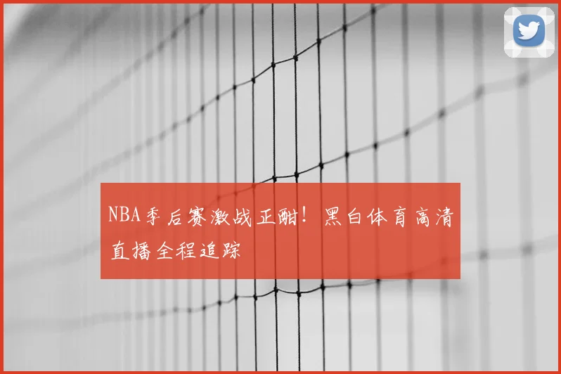 NBA季后赛激战正酣！黑白体育高清直播全程追踪