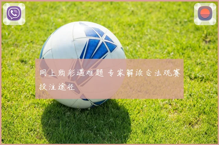 网上购彩遇难题 专家解读合法观赛投注途径